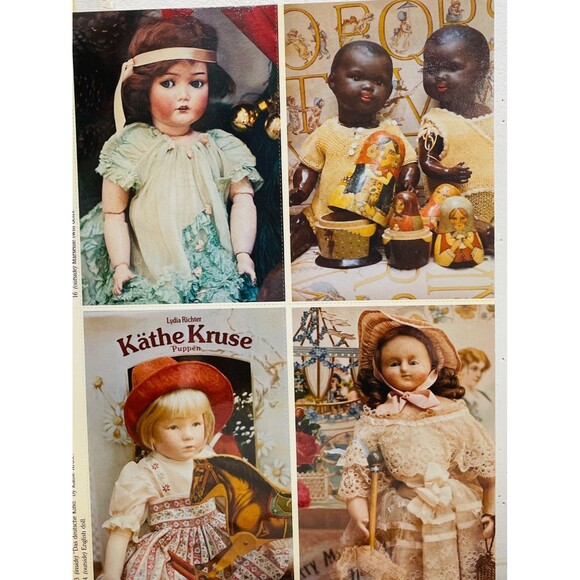 Vintage Antique Doll Photo Postcards Helen Nolan Complete Book Detachable VTG - Picture 2 of 4